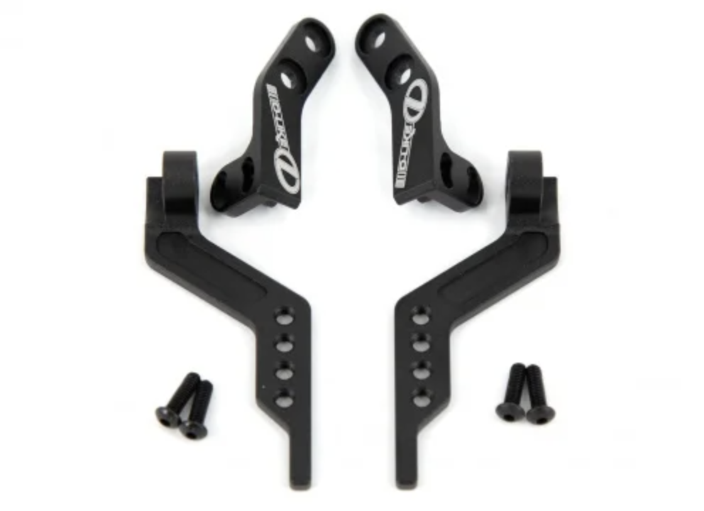 D-Like】LPOP-03-BL サーボマウントブラケット(マットブラック)(for LP